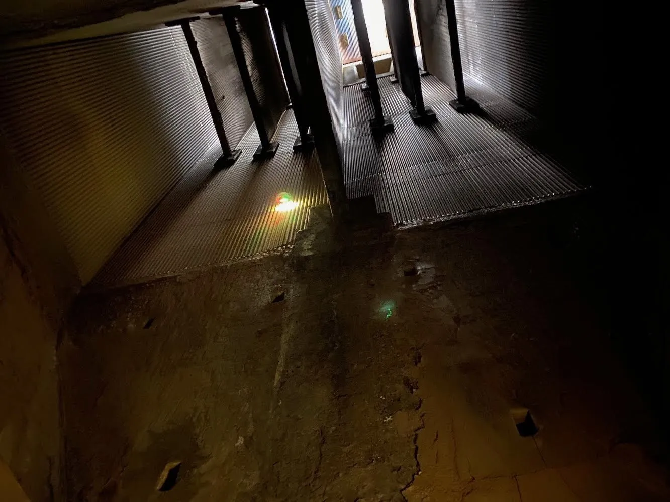 Drone flying inside power plant boiler – confined space drone inspection