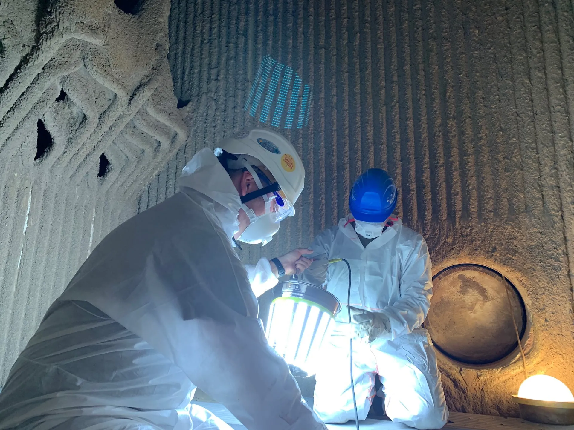 NDT-Inspektion an einem MHKW-Kessel