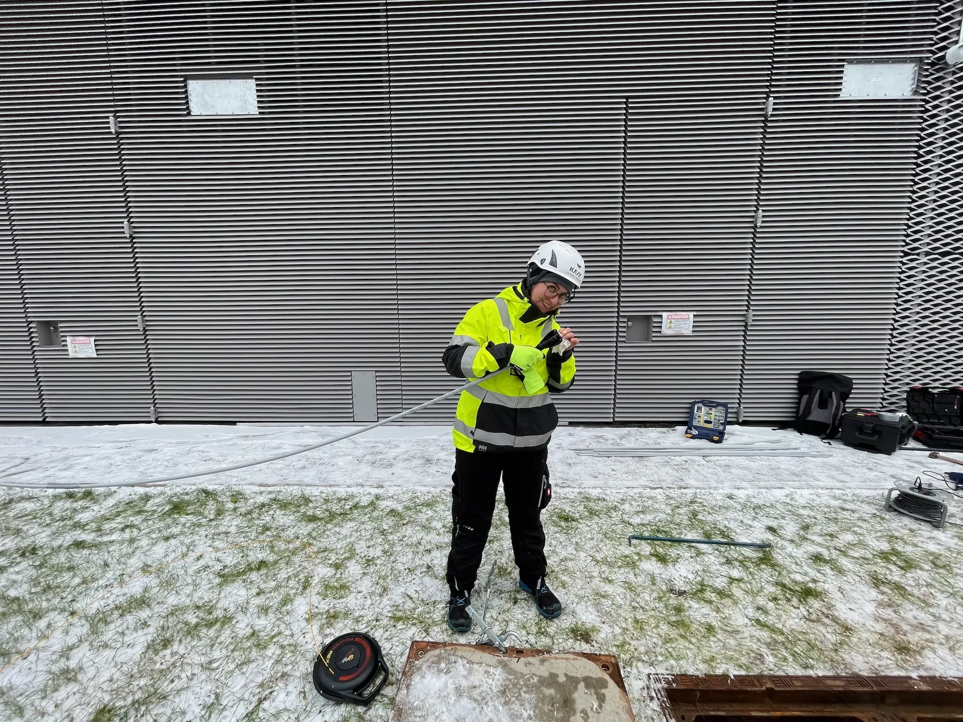 Digital data analysis at workstation – basis for digital twins from drone data
