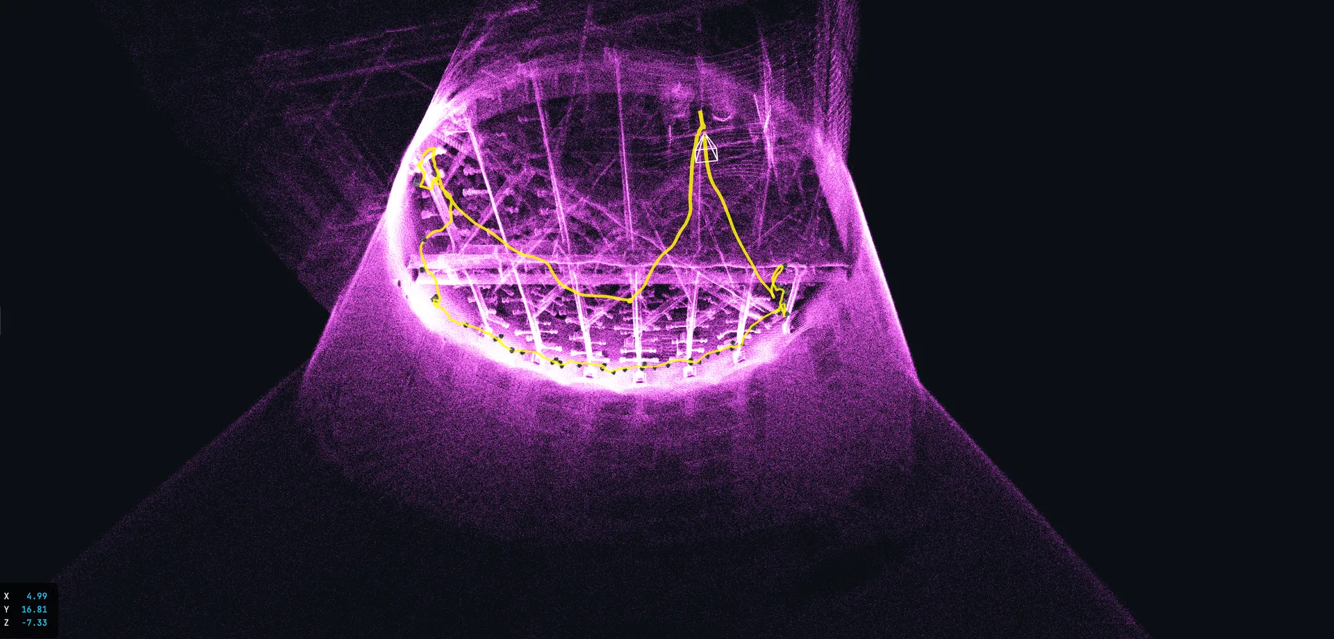 LiDAR 3D scan absorber – ELIOS 3 measurement data