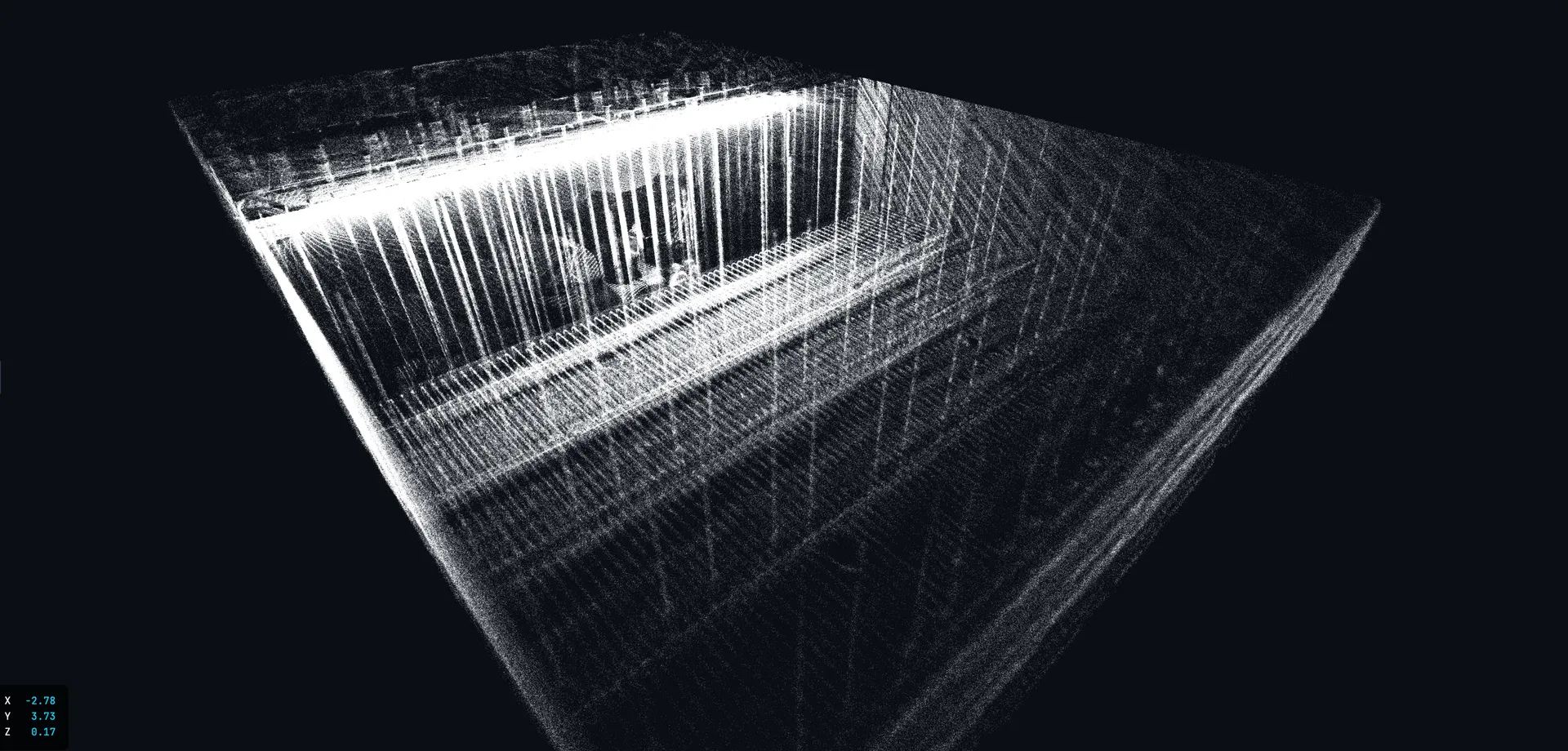LiDAR-3D-Scan Economiser Kraftwerk