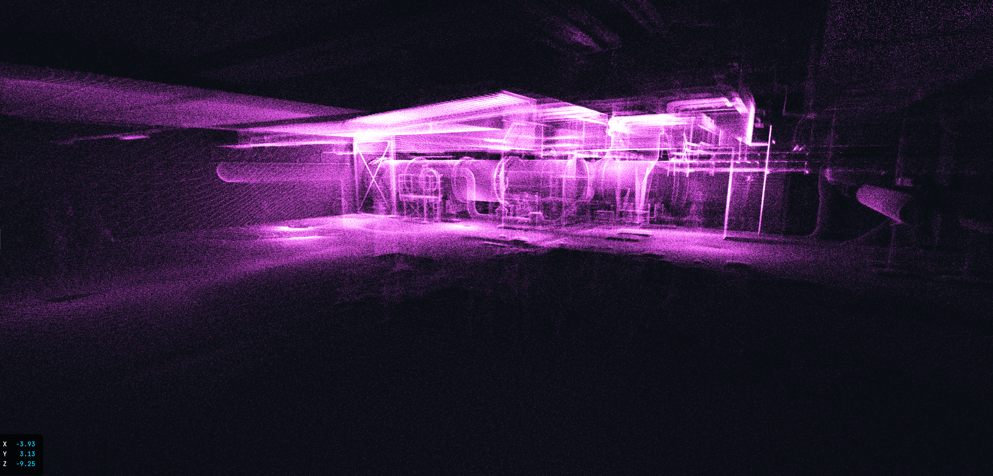 LiDAR-3D-Scan Einlaufbauwerk