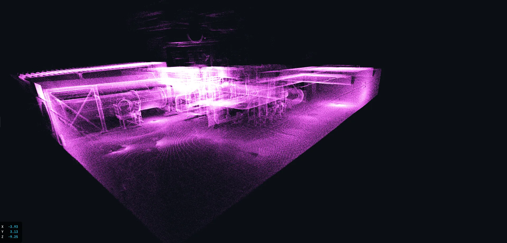 LiDAR-3D-Scan Einlaufbauwerk