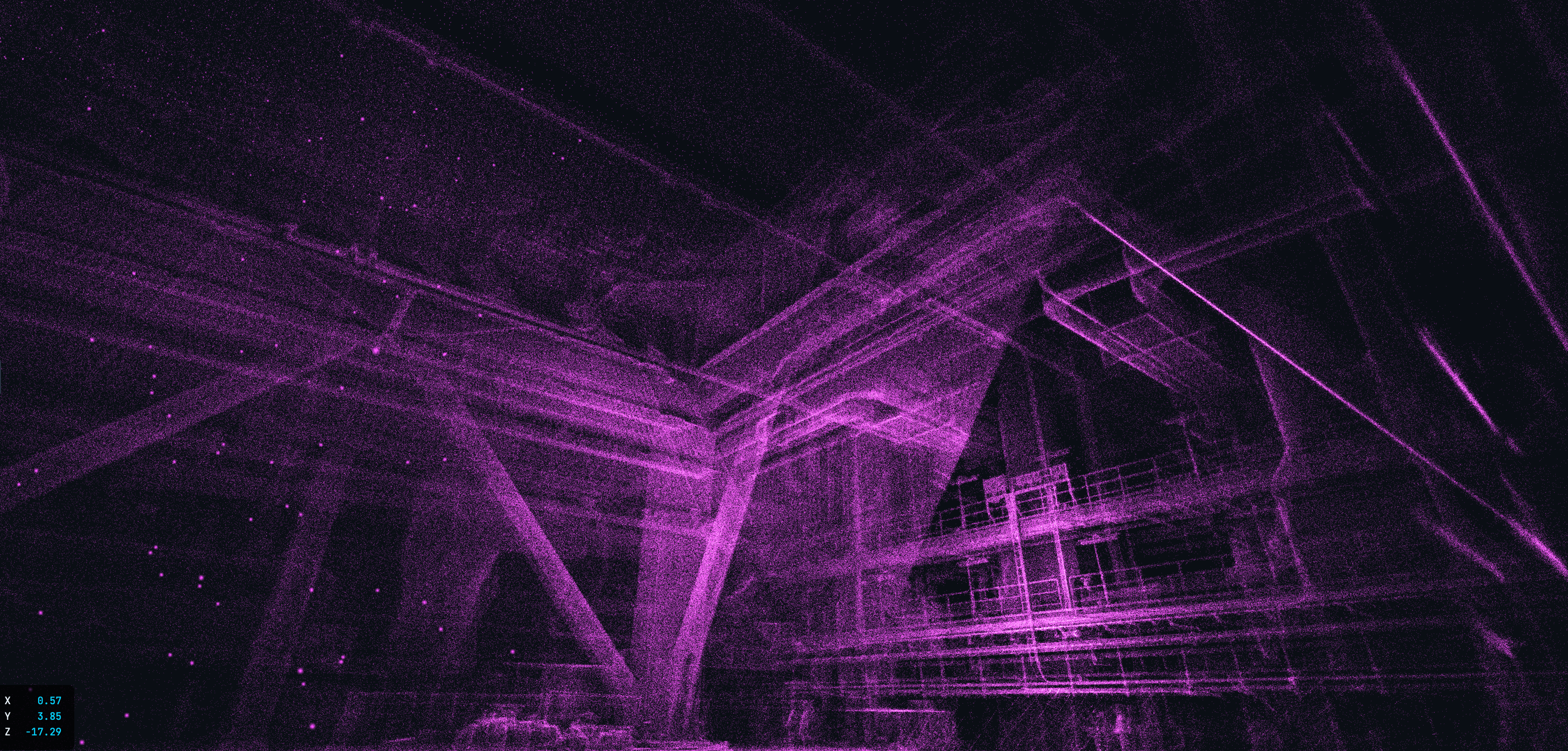 Echtzeit-LiDAR-3D-Scan mit der Flyability Elios 3 – Kesselhaus