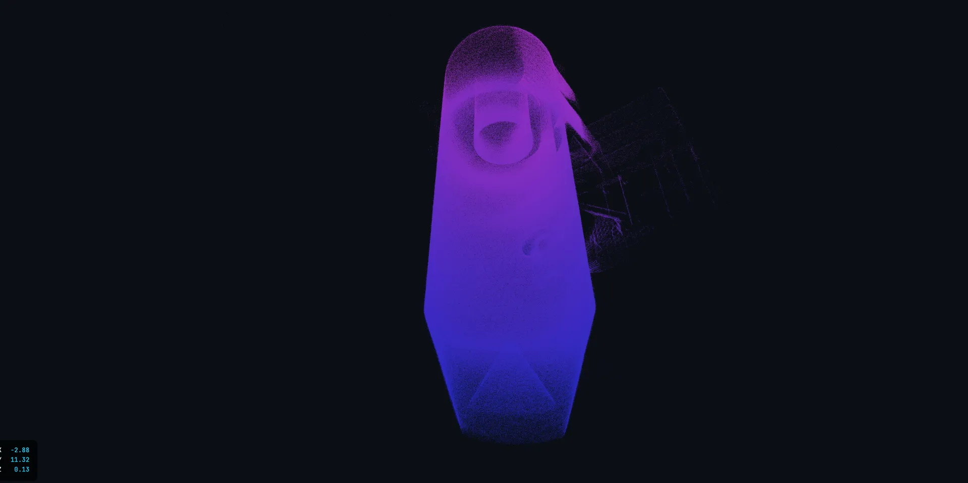 LiDAR-3D-Scan Wirbelabscheider