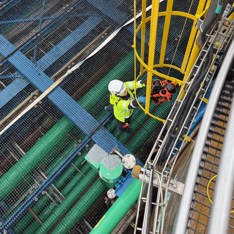 Drohneninspektion in der Chemieanlage