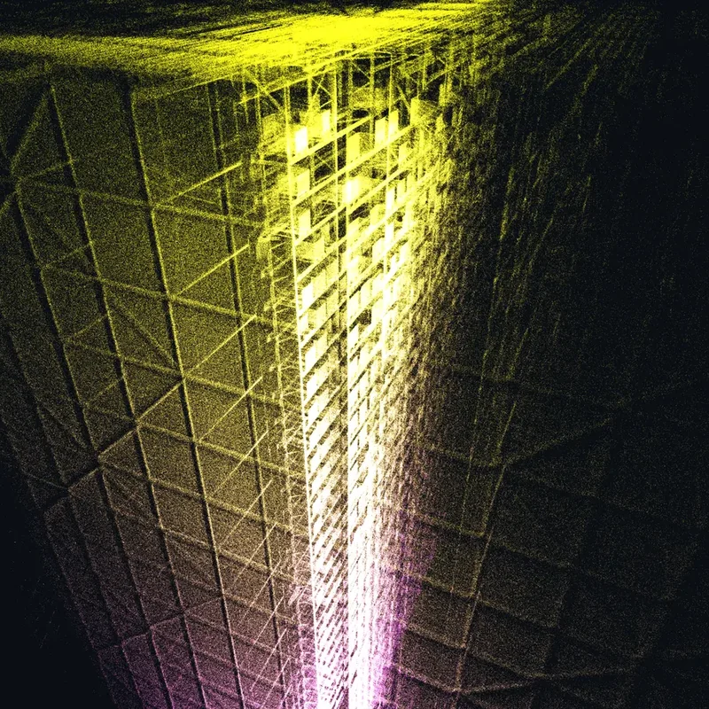 Punktwolke Hochregallager – LiDAR-Vermessung