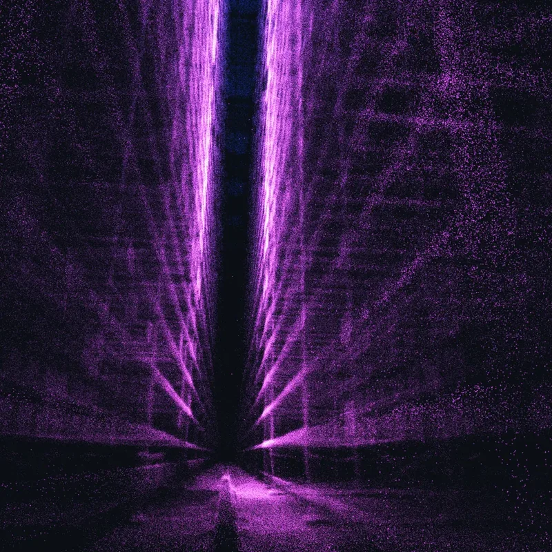LiDAR-Scan im Hochregallager-Gang