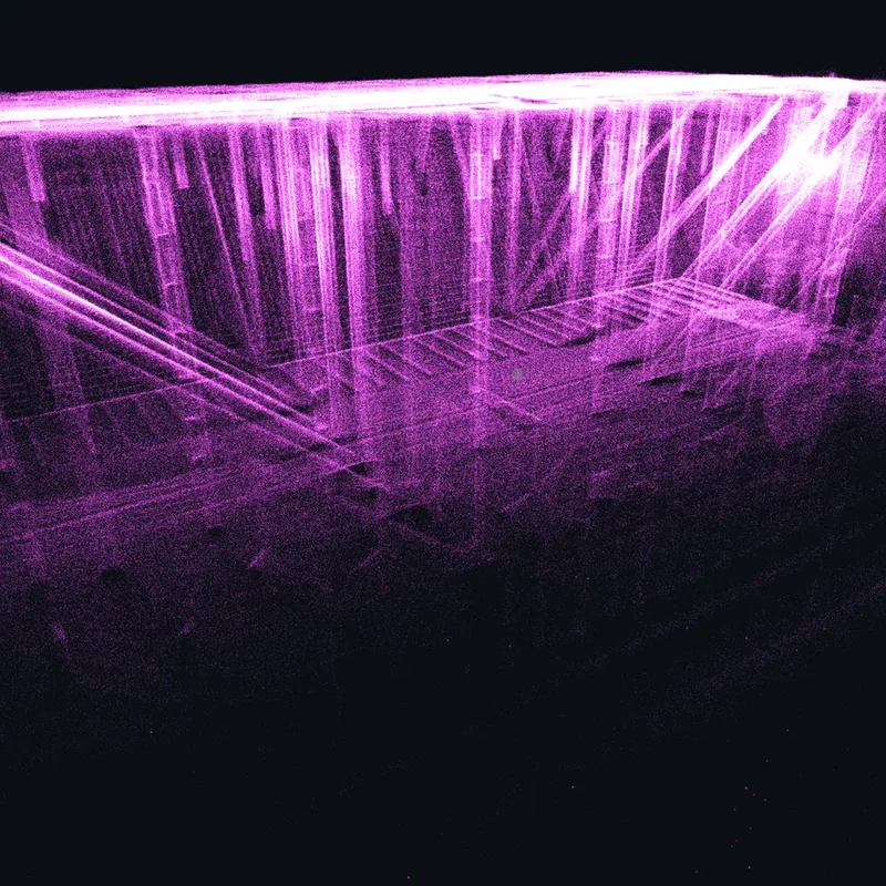 LiDAR-Aufnahme Kanal