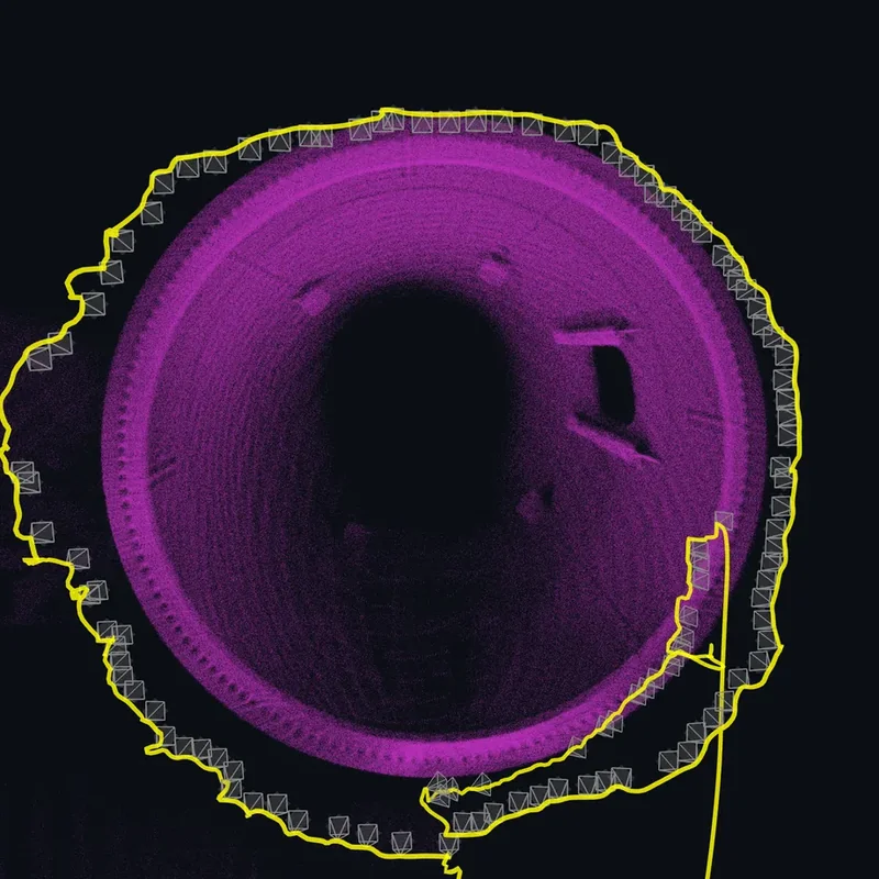 Drohneninspektion Windkraft – LiDAR-Scan eines Monopiles