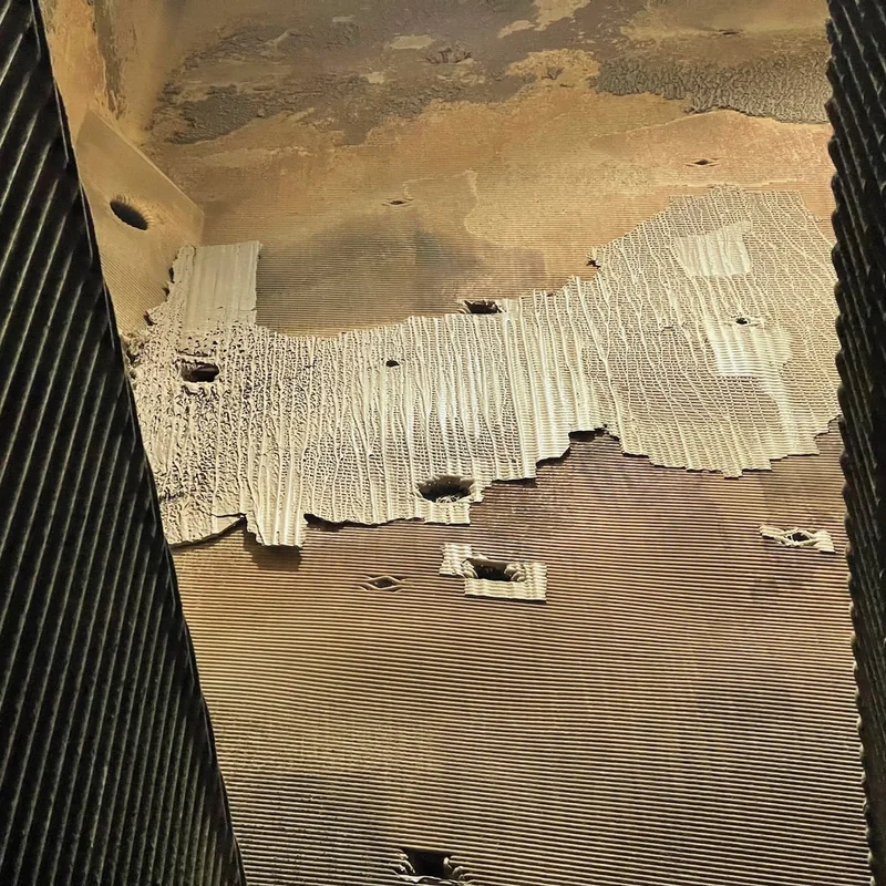 Kesselwand im Kohlekraftwerk