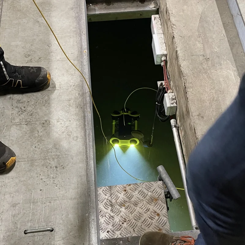 Chasing M2 Pro Max ROV bei der Unterwasserinspektion