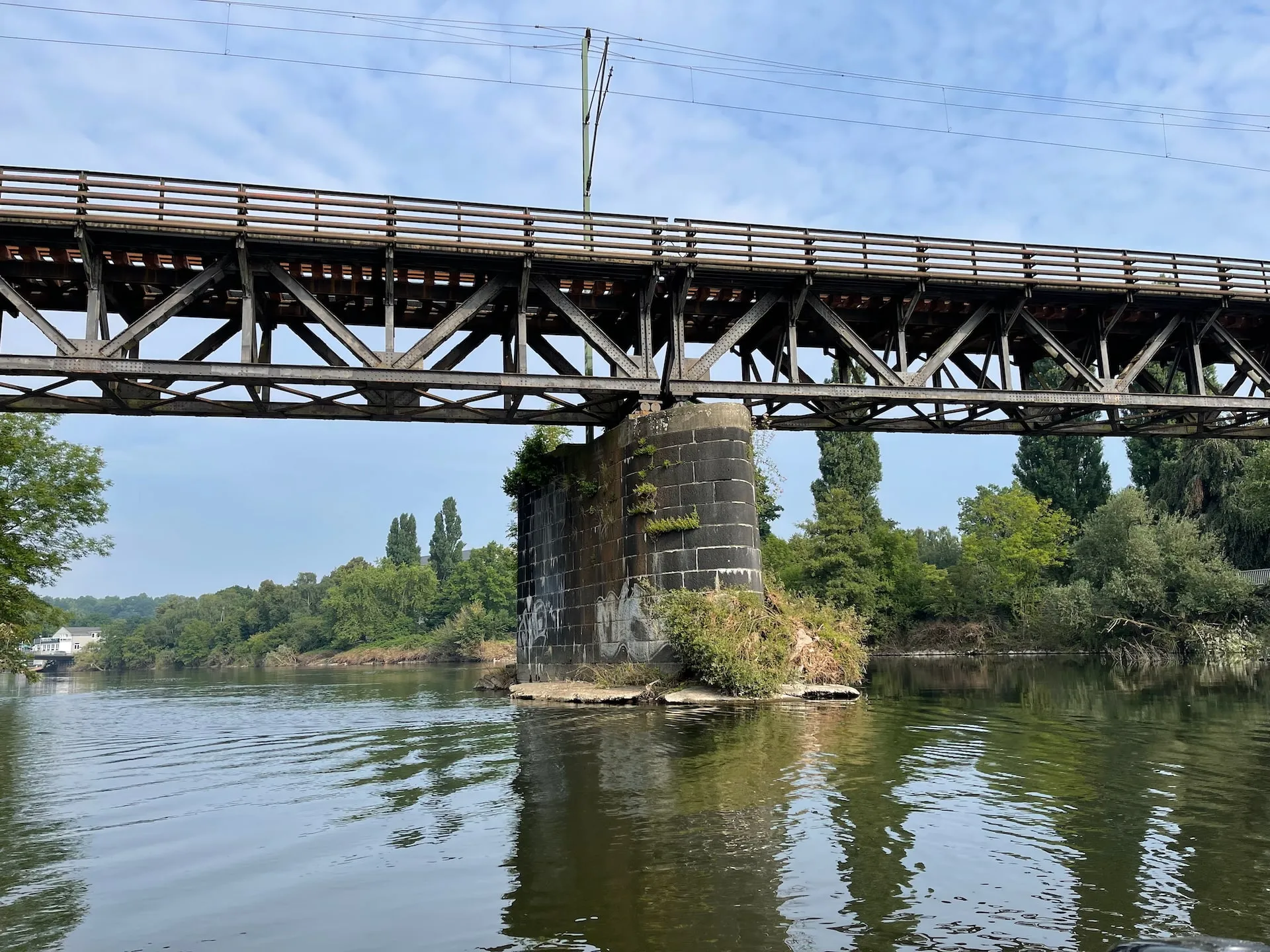Drone inspection of infrastructure – bridge underside without scaffolding