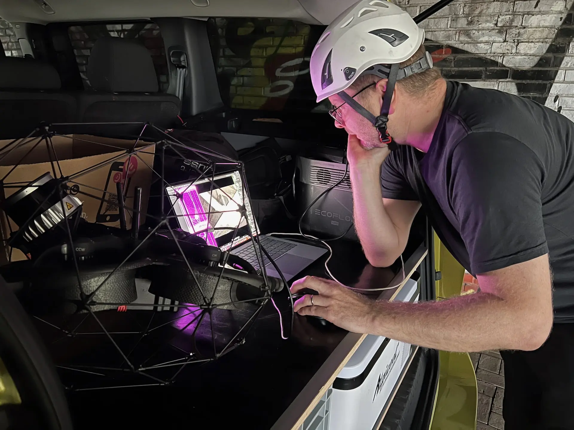 Digital inspection Industry 4.0 drone AI digital twin industrial plant