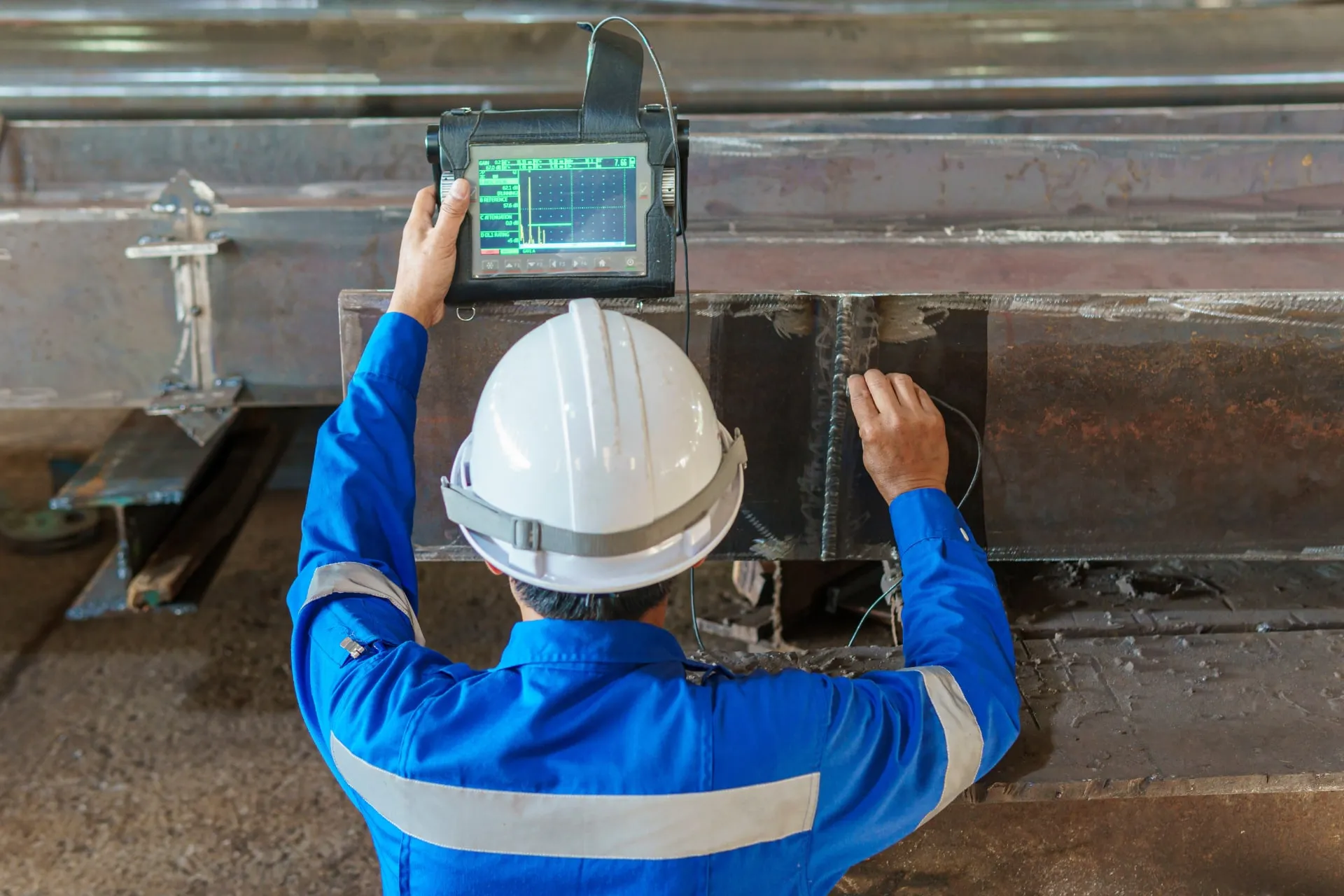 Non-destructive testing NDT methods overview with drone inspection