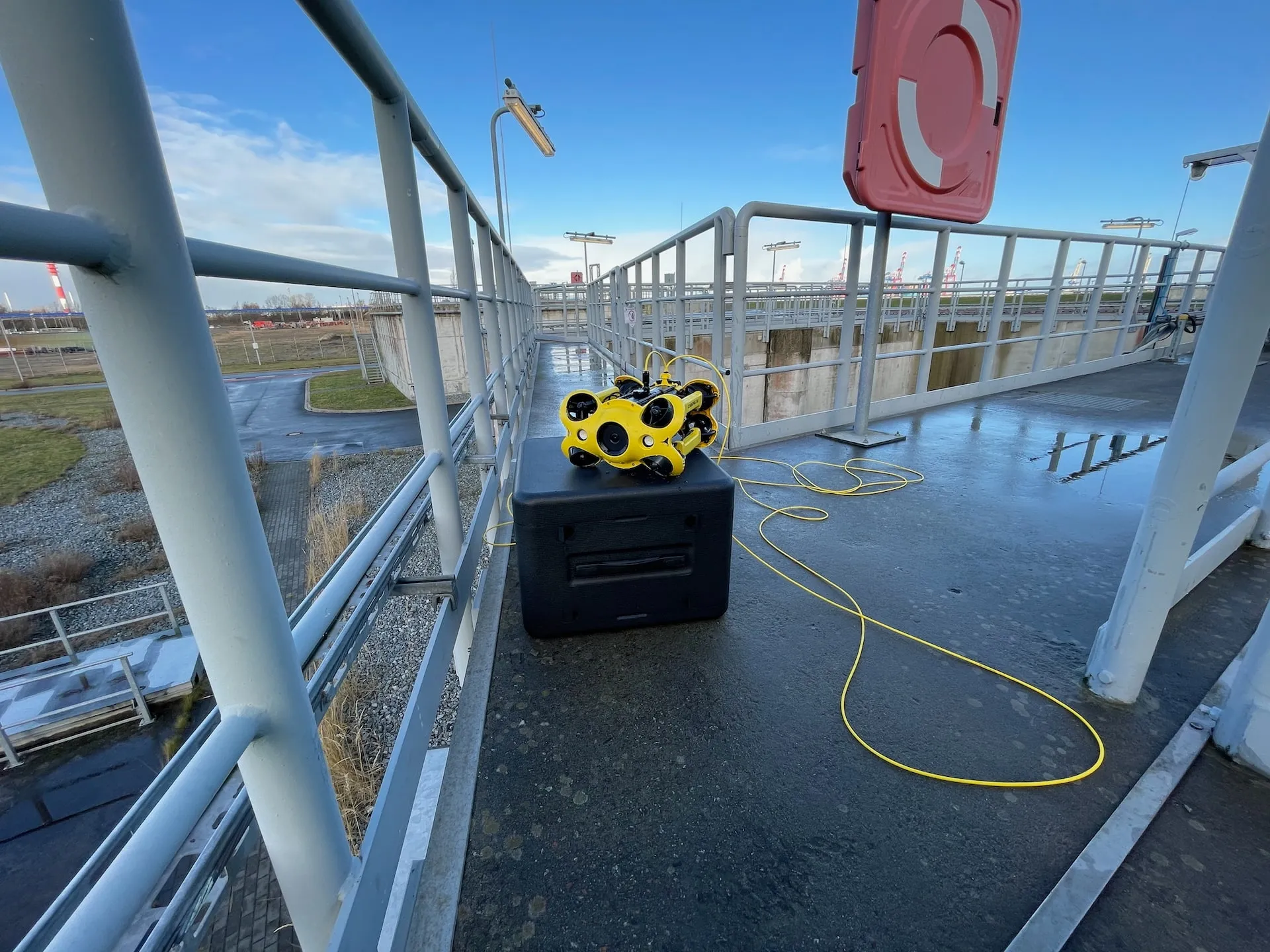 Chasing M2 Pro Max ROV undervannsinspeksjon i industrielt kraftverk