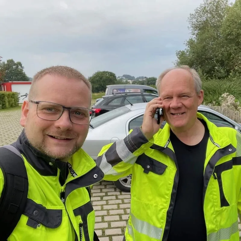 Christian Engelke and Karsten Lehrke – Kopterflug inspection team