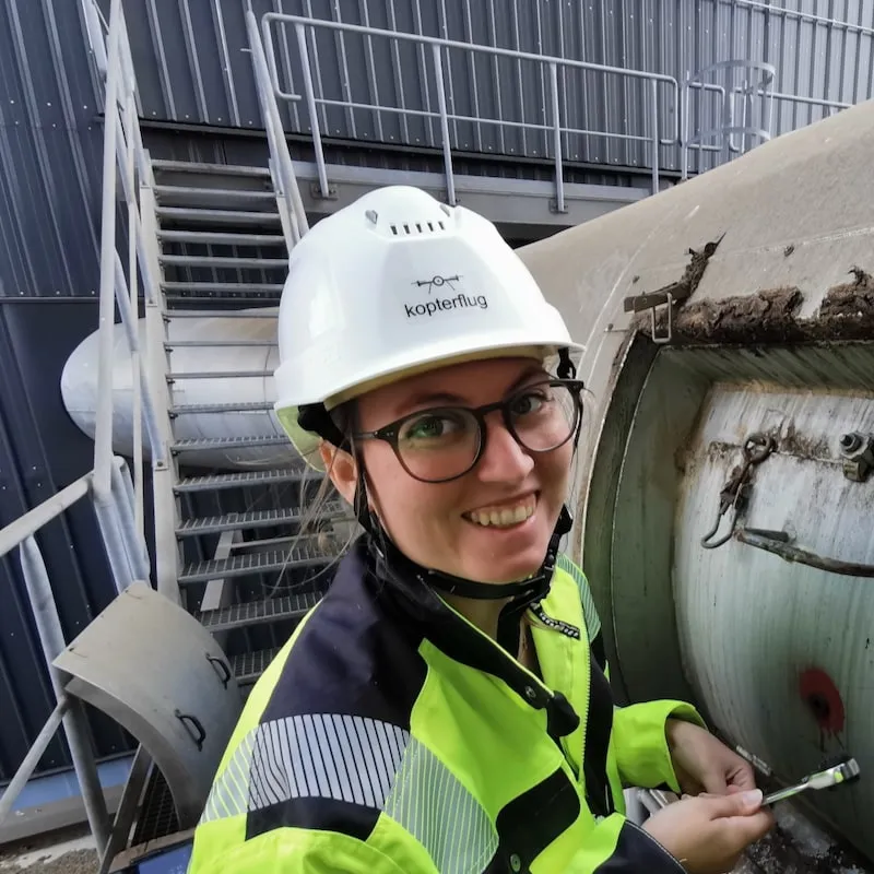 Juliana Engelke &ndash; ROV-specialist en dronepiloot bij Kopterflug